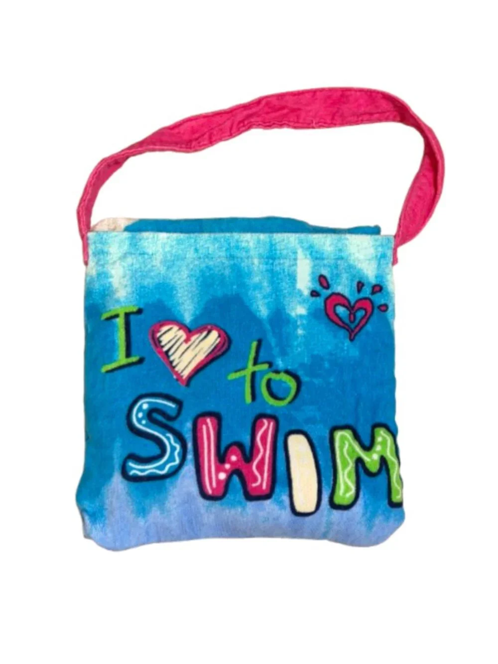 Justice Beach Towel with Built-In Carry Bag Tote